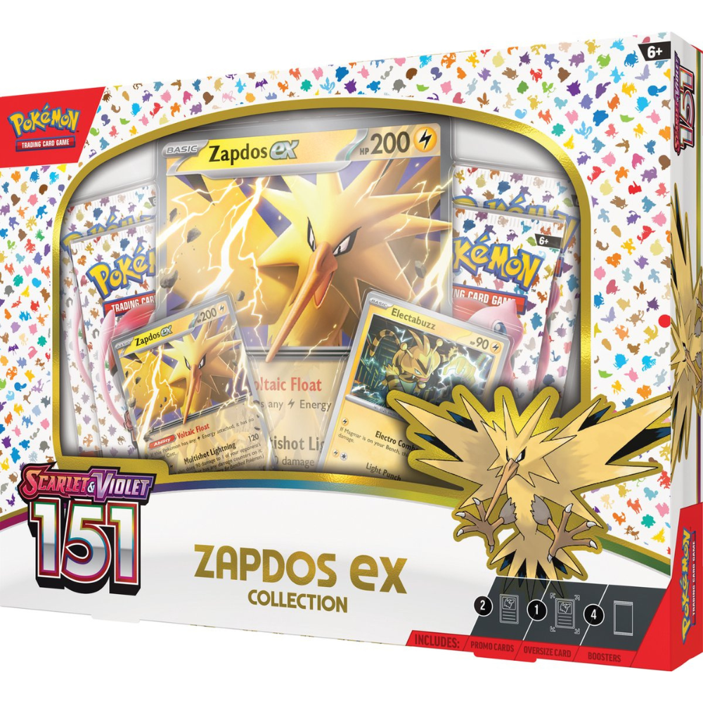 Pokémon Scarlet & Violet 151 Zapdos EX Collection