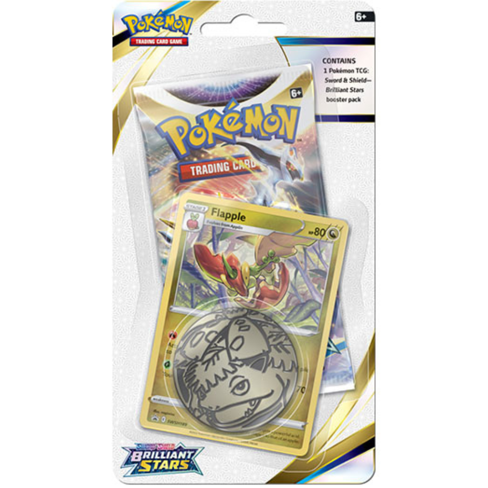 Pokémon Sword & Shield Brilliant Stars Checklane Blister Flapple