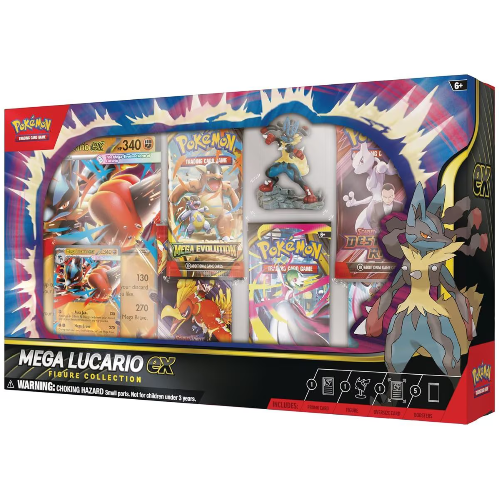Pokémon TCG: Mega Lucario EX Figure Collection