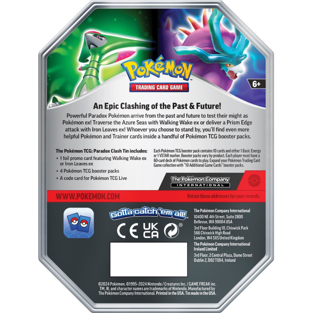Pokémon Paradox Clash EX Tin Walking Wake