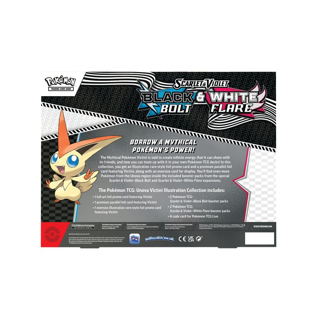 Pokémon Black Bolt & White Flare Victini Illustration Collection
