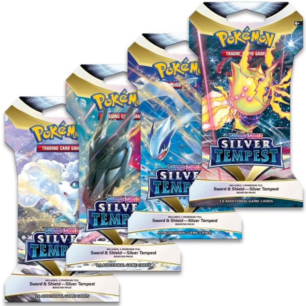 Pokémon Sword & Shield Silver Tempest Sleeved Booster Pack