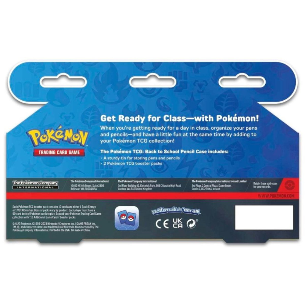 Pokémon Back to School Pencil Tin 2023