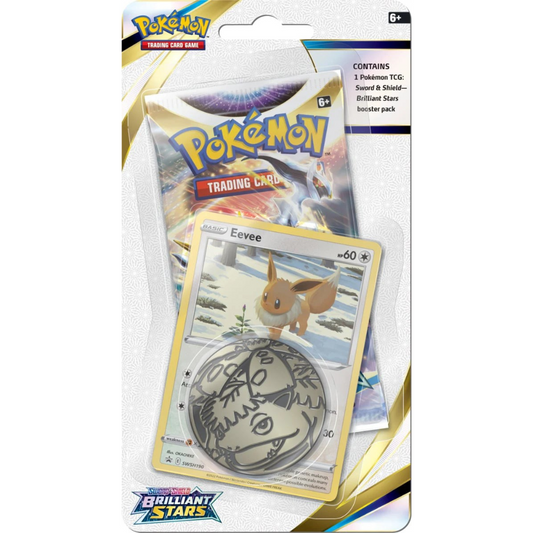 Pokémon Sword & Shield Brilliant Stars Checklane Blister Eevee