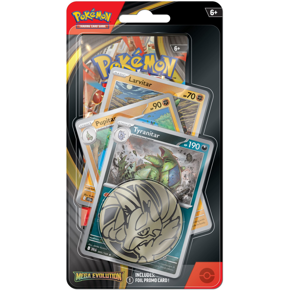 Pokémon – Mega Evolution Premium Checklane Blister – Tyranitar