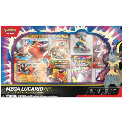 Pokémon TCG: Mega Lucario EX Figure Collection