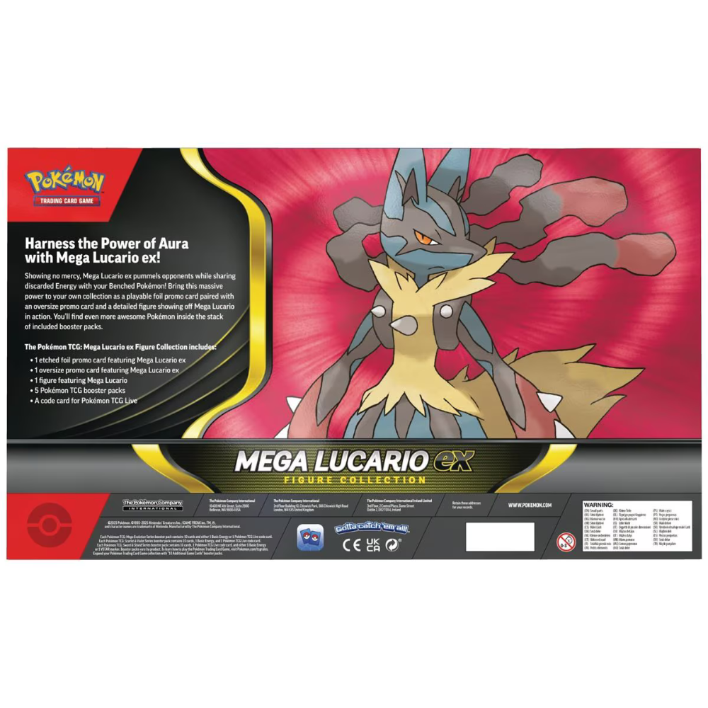 Pokémon TCG: Mega Lucario EX Figure Collection