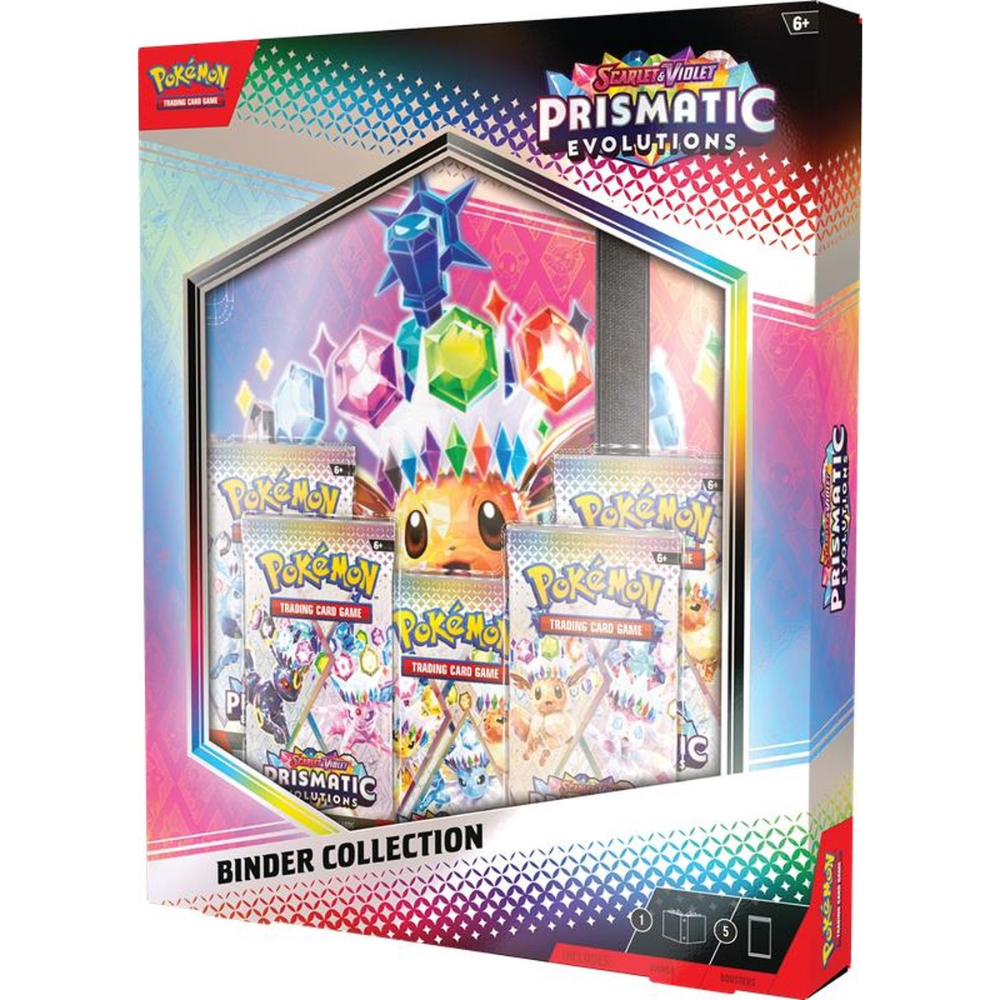 Pokémon Scarlet & Violet Prismatic Evolutions Binder Collection