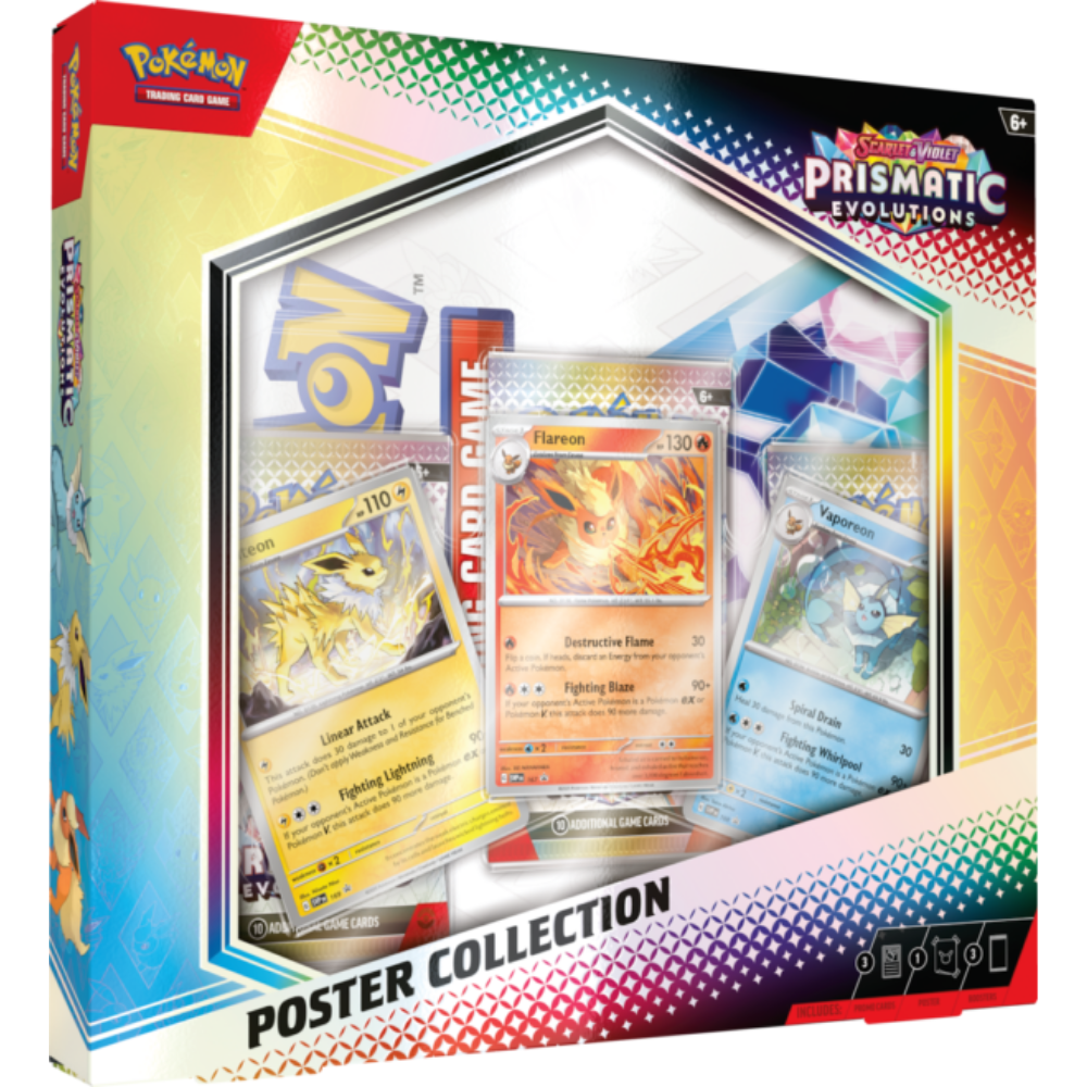Pokémon Scarlet & Violet Prismatic Evolutions Poster Collection