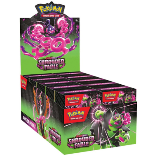 Pokémon Scarlet & Violet Shrouded Fable Booster Bundle Display