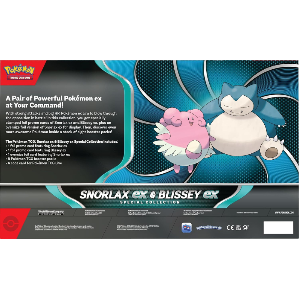 Pokémon TCG: Snorlax EX & Blissey EX Special Collection Box