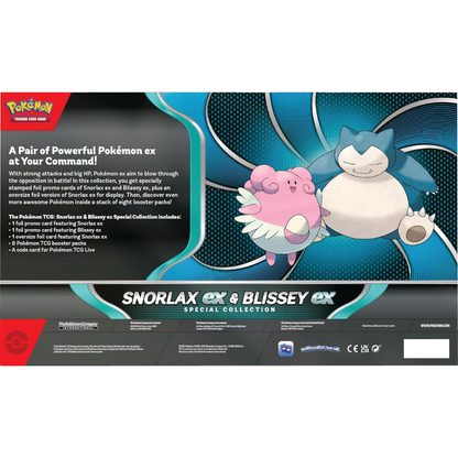 Pokémon TCG: Snorlax EX & Blissey EX Special Collection Box