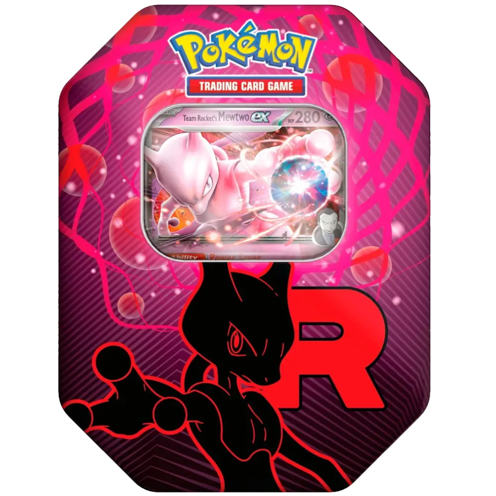 Pokémon Team Rocket EX Tin - Mewtwo