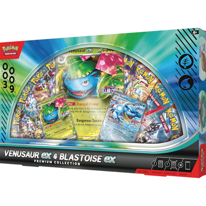 Pokémon TCG: Venusaur EX & Blastoise EX Premium Collection
